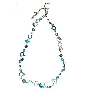 Topaz colored necklace